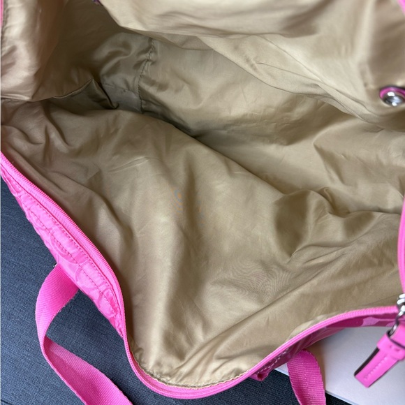Coach Getaway Signature Nylon Packable Weekender Tote Bag - Picture 9 of 9